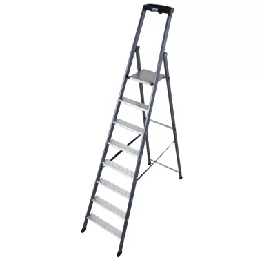 KRAUSE 124227 SePro S lépcsőfokos állólétra eloxált 8 fokos