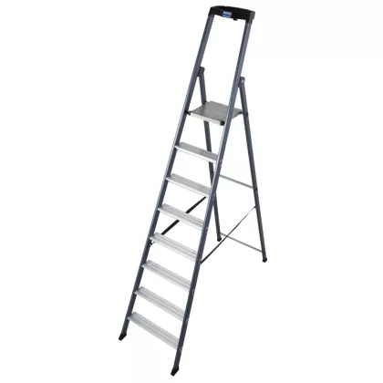   KRAUSE 124227 SePro S lépcsőfokos állólétra eloxált 8 fokos