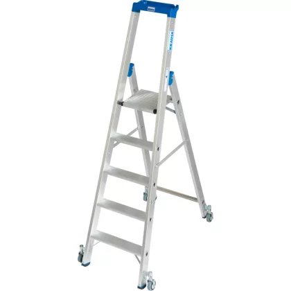   KRAUSE 124623 STABILO lépcsőfokos állólétra, gurítható 5 fokos