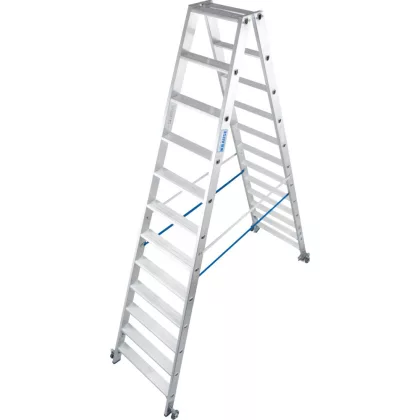   KRAUSE 124883 STABILO két oldalon járható létra, gurítható 2x12 fokos