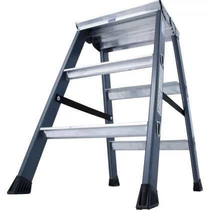   KRAUSE 125804 MONTO  SePro D  két oldalon járható létra eloxált 2x3 fokos