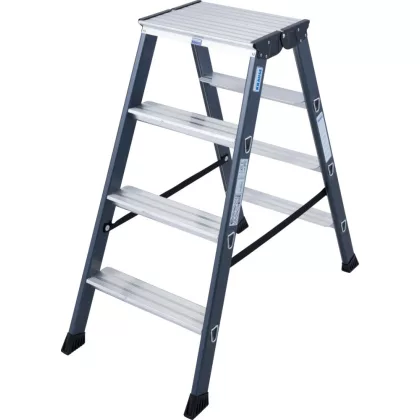   KRAUSE 125811 MONTO  SePro D két oldalon járható létra eloxált 2x4 fokos