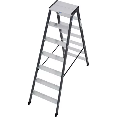 KRAUSE 125842 MONTO SePro D két oldalon járható létra eloxált 2x7 fokos