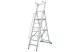 KRAUSE 127518 STABILO lépcsőfokos állólétra nagy dobogóval és kapaszkodókerettel 7 fokos