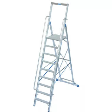 KRAUSE 127792 STABILO lépcsőfokos állólétra nagy dobogóval 9 fokos