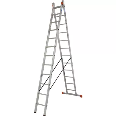 KRAUSE 129505 MONTO Dubilo létrafokos többcélú létra, kéttagú 2x12 fokos