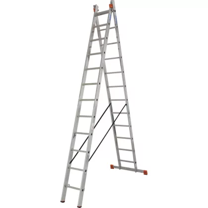   KRAUSE 129505 MONTO Dubilo létrafokos többcélú létra, kéttagú 2x12 fokos