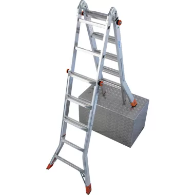 KRAUSE 129963 MONTO TeleMatic teleszkópos csuklós létra 4x5 fokos