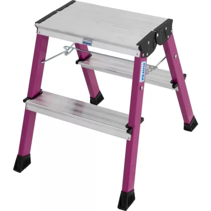   KRAUSE 130136 MONTO Treppy két oldalon járható összecsukható fellépő 2x2 fokos