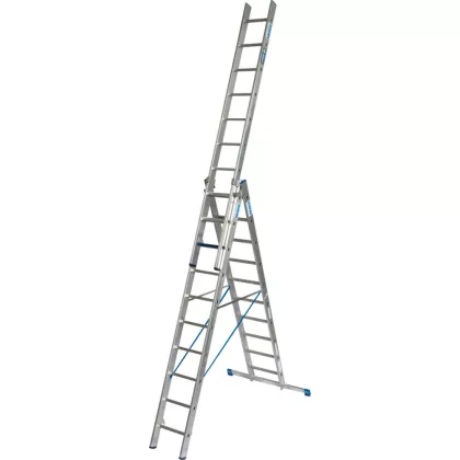   KRAUSE 131669 STABILO sokcélú létra + biztosítás 3x10 létra-/lépcsőfok