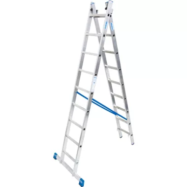 KRAUSE 133472 STABILO létrafokos többcélú létra, kéttagú 2x9 fokos