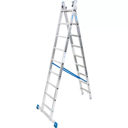   KRAUSE 133472 STABILO létrafokos többcélú létra, kéttagú 2x9 fokos