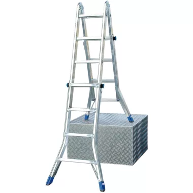 KRAUSE 133953 STABILO teleszkópos csuklós létra 4x4 fokos