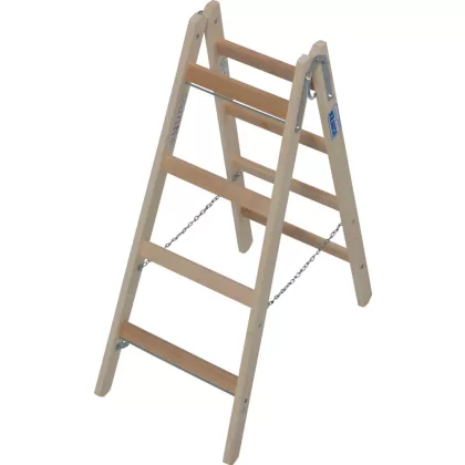   KRAUSE 170064 STABILO két oldalon járható létra, létrafokos, fa 2x4 fokos
