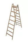 KRAUSE 170101 STABILO két oldalon járható létra, létrafokos, fa 2x8 fokos