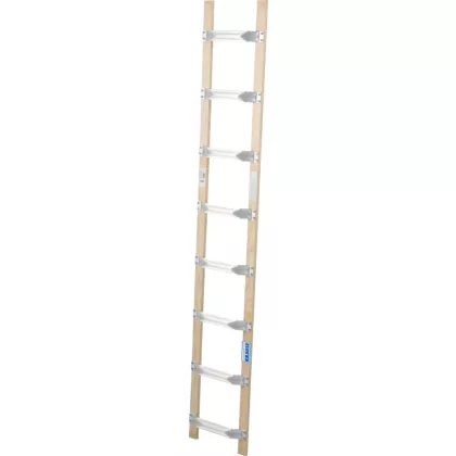 KRAUSE 804204 tetőlétra alu-fa 8 fokos