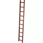 KRAUSE 804686 kéményseprőlétra piros 10 fokos