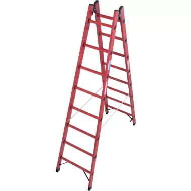 KRAUSE 819734 teljesen műanyag létrafokos két old. járh. állólétra 2x8 fokos