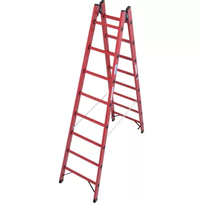   KRAUSE 819734 teljesen műanyag létrafokos két old. járh. állólétra 2x8 fokos