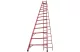 KRAUSE 819765 teljesen műanyag létrafokos két old. járh. állólétra 2x14 fokos