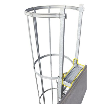 KRAUSE 836267 szélesítő lépcsőfok 150 mm, horg. acél