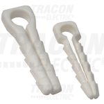 TRACON KRT Kábelrögzítő tipli d=6mm, PP