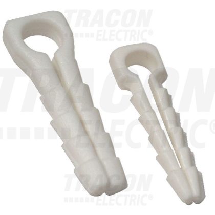 TRACON KRT Kábelrögzítő tipli d=6mm, PP