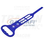 TRACON KT02 Kábel tartó, kék PE