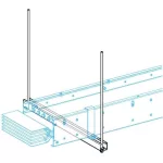 SCHNEIDER KTB0244ZA7 CANALIS KT lapos tartó H244