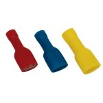 TRACON KTCSH6-HF Telj.szig.rát.csatl.h.hosszú fémrész 2,5 mm2, 6,3×0,8 mm,kék 2.5mm2 6.3x0