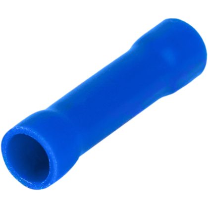   TRACON KTH Szigetelt toldóhüvely, ónozott elektrolitréz, kék 2,5mm2, (L=25mm, d1=2,8mm), PVC