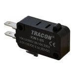   TRACON KW3-05 Helyzetkapcsoló, mikro, ütközős 1×CO 10A/230VAC, 0,3A/250VDC, 4,8x0,5 mm, IP00
