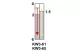 TRACON KW3-65 Helyzetkapcsoló, mikro, íves-rugószár 1×CO 10A/230VAC, 0,3A/250VDC, 28mm, 4,8x0,5 mm, IP00