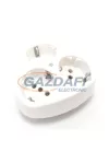 Kopp Süllyesztett hármas dugalj 3x2+f 250V 16A IP20 fehér (111402005) Kopp Süllyesztett hármas dugalj 3x2+f 250V 16A IP20 fehér (111402005)
