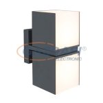   LUTEC 5193801118 CUBA Fali LED lámpatest, 23W 1000Lm 3000K IP54