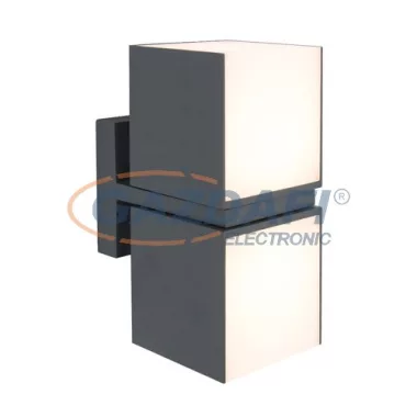 LUTEC 5193801118 CUBA Fali LED lámpatest, 23W 1000Lm 3000K IP54