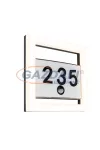 LUTEC 5194302118 ALICE LED Kültéri lámpa, házszám világító mozgásérzékelővel, 13W IP44