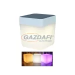   LUTEC P9080 - RGB TABLE CUBE RGB LED Hordozható kültéri szolár lámpa