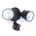   LUTEC 7622104330 SHRIMP II Fali LED lámpatest mozgásérzékelővel, 15W 1360Lm 5000K IP54