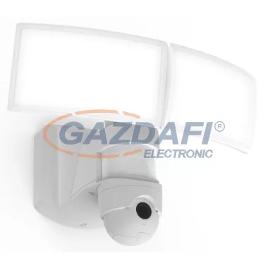  LUTEC 6324-CAM wh LIBRA LED 38W IP44 Lampă de exterior cu cameră încorporată + microfon + senzor de mișcare