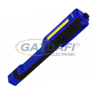 DEDRA Zseblámpa 3W COB LED 3xAAA elemekkel