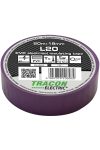 TRACON L20 Szigetelőszalag, lila 20m×18mm, PVC, 0-90°C, 40kV/mm