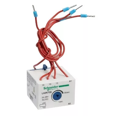 SCHNEIDER LA2KT2E Meghúzás késleltető 1-30s, 24-48V, AC, DC