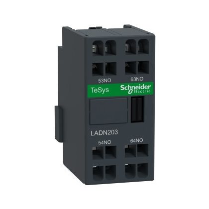  SCHNEIDER LADN203 Segédérintkező blokk, homloklapi, 2Z, rugós csatlakozás