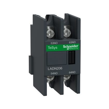 SCHNEIDER LADN206 Segédérintkező blokk, homloklapi, 2Z
