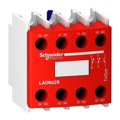 SCHNEIDER LADN22S segédkapcsoló kontakt blokk TESYS D (2NO