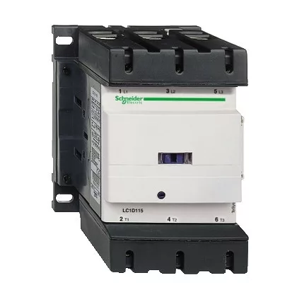 SCHNEIDER LC1D115FE7 Mágneskapcsoló, 115A, 115VAC, 50/60Hz