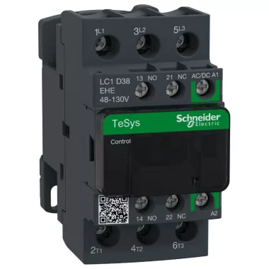 SCHNEIDER LC1D38EHE TESYS D kontaktor GREEN-3P 440V 38A 60VAC