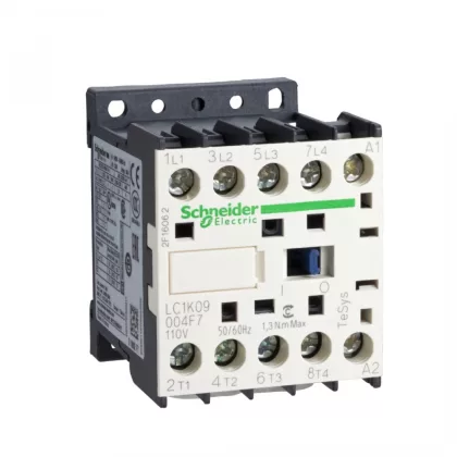 SCHNEIDER LC1K09004P7 Mágneskapcsoló 4P AC1/20A 230V AC