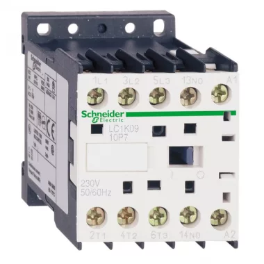 SCHNEIDER LC1K0910B5 TeSys LC1K AC mágneskapcsoló 9A, 1 záró,AC, 24VAC tekercsfeszültség, 50Hz
